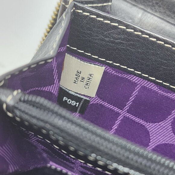 Kate Spade Geometric Accordion Zip Wallet, Brown/Tan - Picture 8 of 8